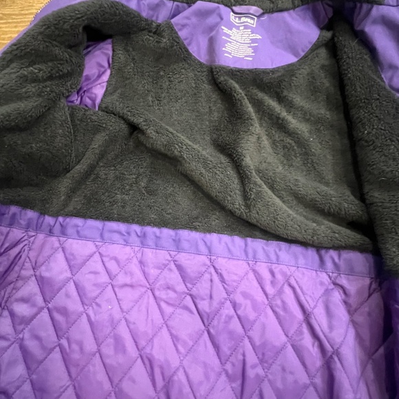 L. L. Bean Women's Warmer Winter Jacket, Purple Size Medium - Picture 10 of 14